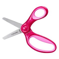   FISKARS Olló, óvodai, 13 cm, FISKARS, csillámos rózsaszín