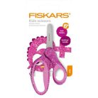 FISKARS Olló, óvodai, 13 cm, FISKARS, csillámos rózsaszín