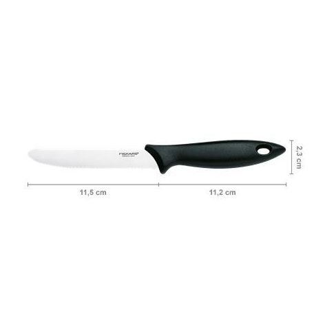 FISKARS Paradicsomszeletelő kés, 12 cm, FISKARS "Essential"