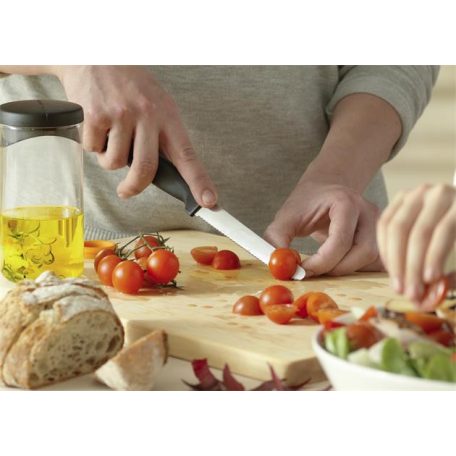 FISKARS Paradicsomszeletelő kés, 12 cm, FISKARS "Essential"