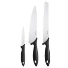 FISKARS Késkészlet, kezdő, 3 darabos, FISKARS "Essential"