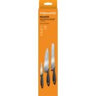 FISKARS Késkészlet, kezdő, 3 darabos, FISKARS "Essential"