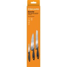   FISKARS Késkészlet, kezdő, 3 darabos, FISKARS "Essential"