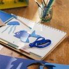 FISKARS Olló, iskolai, 15 cm, FISKARS, kék