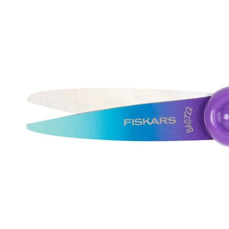 FISKARS Olló, iskolai, 15 cm, FISKARS, ombré lila