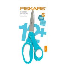 FISKARS Olló, iskolai, 18 cm, FISKARS,  türkizkék