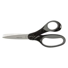 FISKARS Olló, iskolai, 18 cm, FISKARS, csillámos fekete