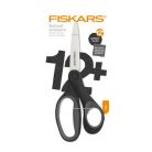 FISKARS Olló, iskolai, 18 cm, FISKARS, csillámos fekete
