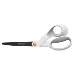   FISKARS Olló, általános, tapadásmentes, 21 cm, FISKARS "Titanium", fehér