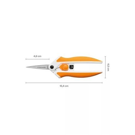 FISKARS Varróolló, 15 cm, FISKARS "EasyAction™", narancssárga