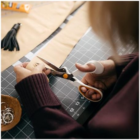 FISKARS Varróolló, 21 cm, FISKARS "Amplify", fehér