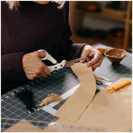 FISKARS Varróolló, 21 cm, FISKARS "Amplify", fehér