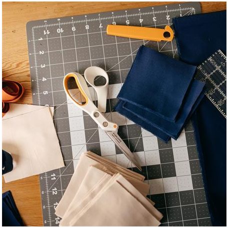 FISKARS Varróolló, 21 cm, FISKARS "Amplify", fehér