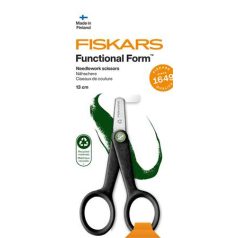   FISKARS Hímzőolló, 13 cm, FISKARS "Functional Form Renew", fekete