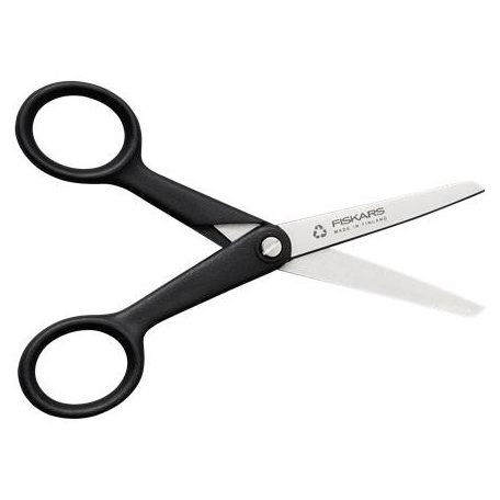 FISKARS Olló, hobby, 13 cm, FISKARS "Functional Form Renew", fekete
