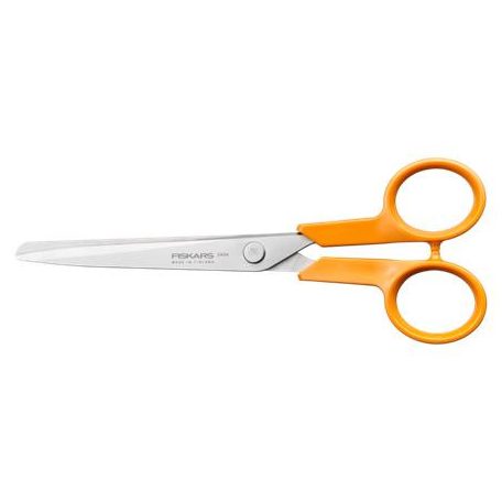 FISKARS Olló, általános, 16 cm, FISKARS "Classic" narancssárga
