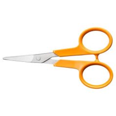  FISKARS Olló, körömvágó, 10 cm, hajlított, FISKARS "Classic", narancssárga