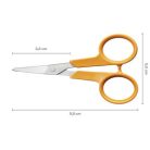 FISKARS Varróolló, 10 cm, hajlított, FISKARS "Classic", narancssárga