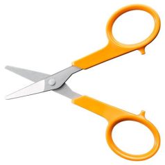   FISKARS Olló, körömvágó, 10 cm, egyenes, FISKARS "Classic", narancssárga