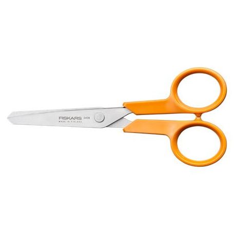 FISKARS Olló, barkács, 13 cm, FISKARS "Classic", narancssárga