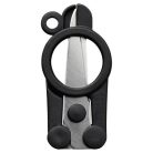 FISKARS Olló, összecsukható, 11 cm, FISKARS "Functional Form Renew", fekete