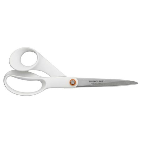 FISKARS Olló, általános, 21 cm, FISKARS "Functional Form", fehér