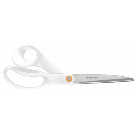 FISKARS Olló, általános, 24 cm, FISKARS "Functional Form", fehér
