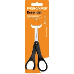   FISKARS Olló, papírvágó, 18 cm, FISKARS "Essential", fekete