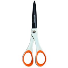  FISKARS Olló, általános, tapadásmentes, 17 cm, FISKARS "Non-Stick", fehér