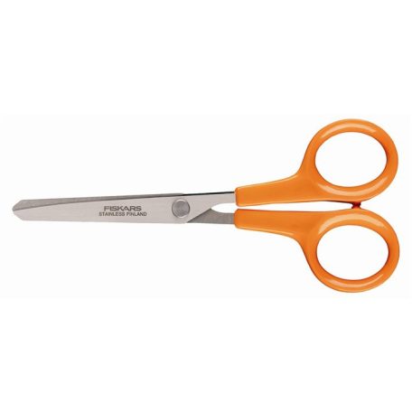 FISKARS Olló, barkács, 13 cm, FISKARS "Classic", narancssárga