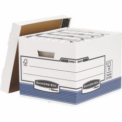   FELLOWES Archiválókonténer, karton, standard, "BANKERS BOX® SYSTEM by FELLOWES®", kék