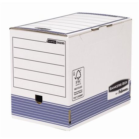FELLOWES Archiválódoboz, 200 mm, "BANKERS BOX® SYSTEM by FELLOWES®", kék