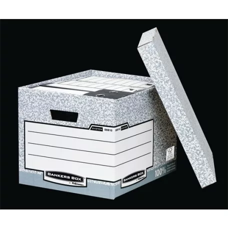 FELLOWES Archiválókonténer, karton, standard, "BANKERS BOX® SYSTEM by FELLOWES®"