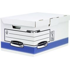   FELLOWES Csapófedeles archiválókonténer, "BANKERS BOX®  SYSTEM BY FELLOWES® ", kék