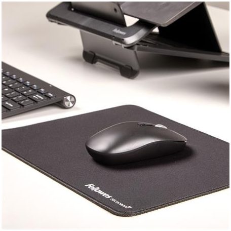 FELLOWES Egéralátét, textil borítás, XL méret, FELLOWES "Breyta", fekete