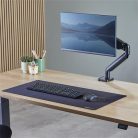 FELLOWES Könyökalátét. XL méret, FELLOWES "Breyta", fekete