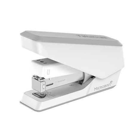 FELLOWES Tűzőgép, 24/6, 26/6, 25 lap, FELLOWES "LX840 EasyPress Half-Strip", fehér