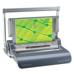   FELLOWES Spirálozógép, fém spirálkötéshez, manuális, 130 lap, FELLOWES "Quasar Wire"