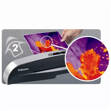 FELLOWES Meleglamináló fólia, 80 mikron, A4, fényes, 100 db, FELLOWES