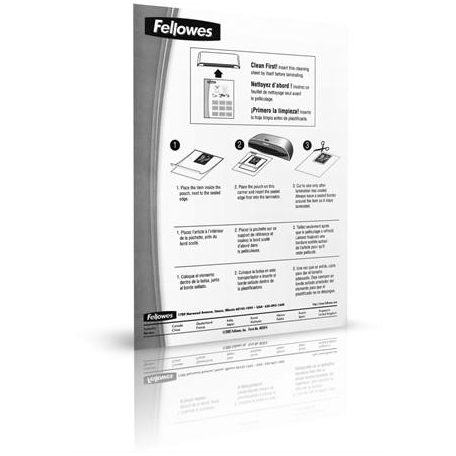 FELLOWES Hordozó- és tisztítókarton lamináláshoz, A4, FELLOWES