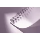 FELLOWES Spirál, fém, 3:1, 8 mm, 36-50 lap, FELLOWES, fehér