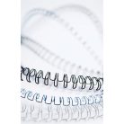 FELLOWES Spirál, fém, 3:1, 12 mm, 81-100 lap, FELLOWES, fehér