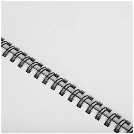 FELLOWES Spirál, fém, 3:1, 14 mm, 101-120 lap, FELLOWES, fehér