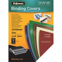   FELLOWES Hátlap, A4, 250 g, matt, FELLOWES "Delta", fehér, 25 db