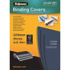   FELLOWES Hátlap, A4, 250 g, matt, FELLOWES "Delta", királykék, 25 db