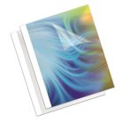 FELLOWES Hőkötőborító, 1,5 mm, 170 g, 1-10 lap, matt, A4, FELLOWES "Coverlight", fehér