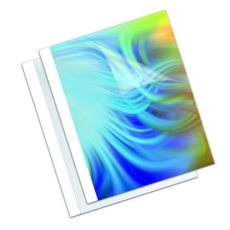 FELLOWES Hőkötőborító, 1,5 mm, 170 g, 1-10 lap, matt, A4, FELLOWES "Coverlight", fehér