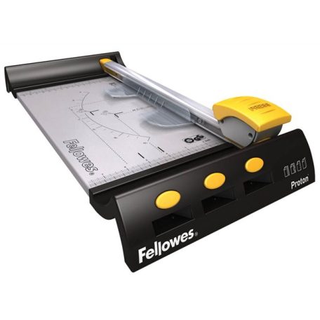 FELLOWES Vágógép, görgős, A4, 10 lap, FELLOWES "Proton"