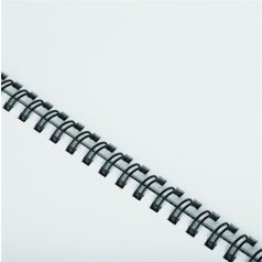   FELLOWES Spirál, fém, 3:1, 6 mm, 21-35 lap, FELLOWES, ezüst