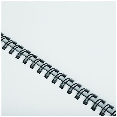 FELLOWES Spirál, fém, 3:1, 6 mm, 21-35 lap, FELLOWES, ezüst